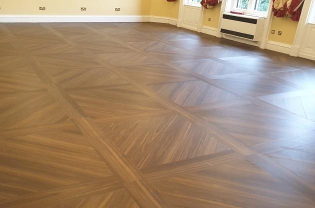 Completed Walton Hall flooring finish